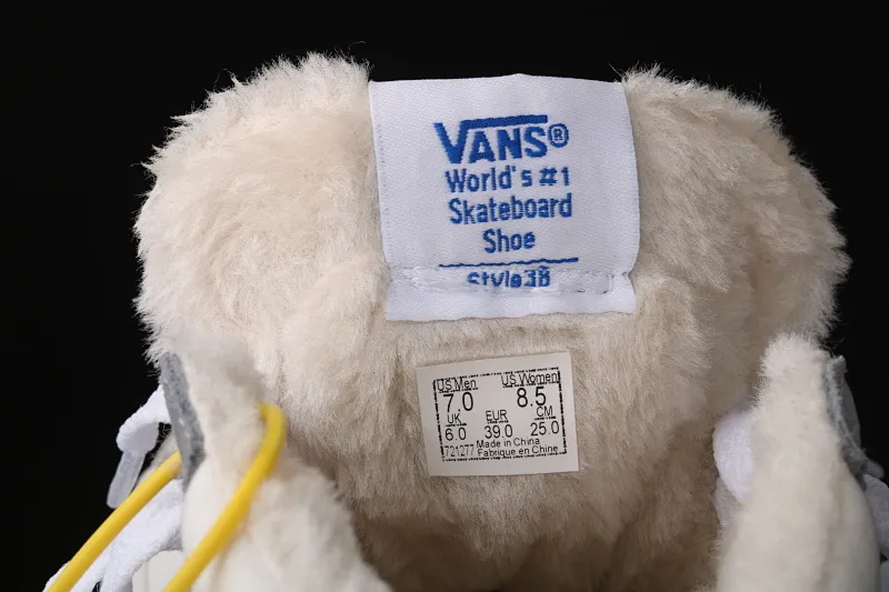 All categories Vans Vans series Vans Hi Vans high-top plus velvet Vans Sk8-Hi Anaheim autumn and winter plus velvet series high-top casual sneakers VN0A38GFUQ1